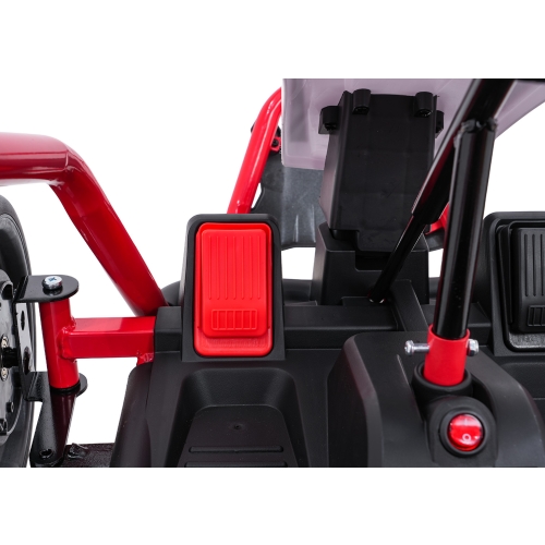 Gokart na akumulator dla dzieci TORNADO z Funkcją Driftu Czerwony DM-108